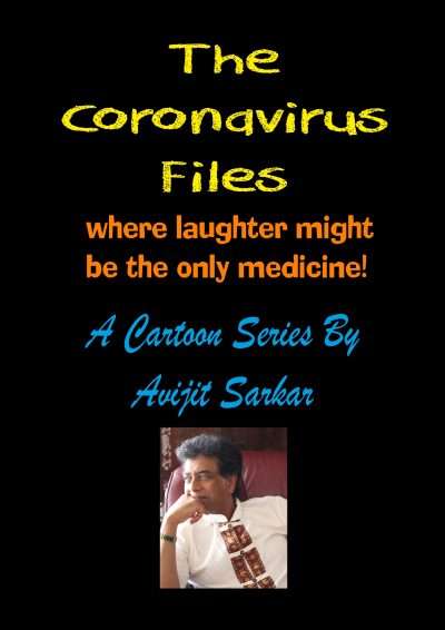 book of cartoons on coronavirus